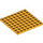 LEGO Lysorange Plade 8 x 8 (41539 / 42534)