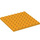 LEGO Orange clair brillant assiette 8 x 8 (41539 / 42534)