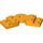 LEGO Bright Light Orange Plate Rotated 45° (79846)