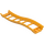 LEGO Bright Light Orange Rail 2 x 16 x 3 Bow Inverted with 3.2 Shaft (34738)