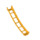 LEGO Orange clair brillant Rail 2 x 16 x 6 Inversé Bow avec 3.2 Shaft (26559)