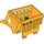 LEGO Helles Licht Orange Shopping Cart (49649)