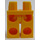 LEGO Lysorange Skylor - Master af Amber Minifigur Hofter og ben (3815 / 32234)