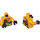 LEGO Bright Light Orange Skylor Minifig Torso (973 / 76382)