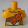 LEGO Leuchtendes helles Orange Skylor mit Quiver und Wrap Minifigur Torso (973 / 76382)