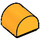 LEGO Orange clair brillant Pente 1 x 1 Incurvé (49307)