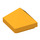 LEGO Orange clair brillant Pente 1 x 1 x 0.7 Pyramide (22388 / 35344)
