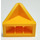 LEGO Orange clair brillant Pente 1 x 2 (45°) Double / Inversé avec porte-goujon intérieur (3049)