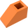 LEGO Orange clair brillant Pente 1 x 2 (45°) Inversé (3665)
