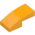 LEGO Bright Light Orange Slope 1 x 2 Curved (3593 / 11477)