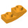 LEGO Bright Light Orange Slope 1 x 2 Curved Inverted (24201)