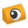 LEGO Orange clair brillant Pente 1 x 2 Incurvé avec Eye Looking La gauche (106103 / 106108)