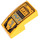 LEGO Orange clair brillant Pente 1 x 2 Incurvé avec NED-B Sac à dos (11477 / 100645)