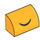 LEGO Orange clair brillant Pente 1 x 2 Incurvé avec Smile Line (106102 / 106107)