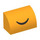 LEGO Orange clair brillant Pente 1 x 2 Incurvé avec Smile Line (106102 / 106107)