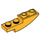 LEGO Bright Light Orange Slope 1 x 4 Curved Inverted (13547)