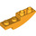 LEGO Bright Light Orange Slope 1 x 4 Curved Inverted (13547)