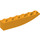 LEGO Orange clair brillant Pente 1 x 6 Incurvé Inversé (41763 / 42023)