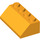 LEGO Helles Licht Orange Steigung 2 x 4 (45°) mit glatter Oberfläche (3037)