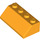 LEGO Bright Light Orange Slope 2 x 4 (45°) with Smooth Surface (3037)