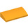 LEGO Bright Light Orange Slope 2 x 4 Curved with Bottom Tubes (88930)
