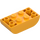 LEGO Klar Ljus Orange Backe Kloss 2 x 4 Böjd Omvänd med Smile med Tänder och Orange Näsa (106114 / 106115)