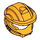 LEGO Bright Light Orange Space Helmet with Brim (5200)