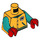 LEGO Helles Licht Orange Spider-Man (Bright Light Orange Jacket) Minifig Torso (973 / 76382)