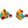 LEGO Helles Licht Orange Spider-Man (Bright Light Orange Jacket) Minifig Torso (973 / 76382)