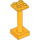 LEGO Orange clair brillant Stand 2 x 2 avec Base (93353)
