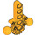 LEGO Helles Licht Orange Technic Bionicle Hüfte Joint mit Strahl 5 (47306)