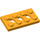 LEGO Helder Lichtoranje Technic Plaat 2 x 4 met Gaten (3709)