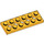 LEGO Klar lys oransje Technic Plate 2 x 6 med Hull (32001)