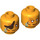 LEGO Orange clair brillant The Sandman Minifigure Diriger (Goujon de sécurité) (3274 / 106423)