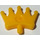 LEGO Arancione chiaro brillante Tiara con 5 punti e Indentation  (93080)