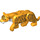 LEGO Orange clair brillant tigre avec Hinged Jambes (34137)