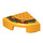 LEGO Klar lys oransje Tile 1 x 1 Fjerdedel Sirkel med Taco (25269 / 80059)