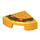 LEGO Orange clair brillant Tuile 1 x 1 Trimestre Cercle avec Taco (25269 / 80059)
