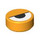 LEGO Bright Light Orange Tile 1 x 1 Round with Eye with Half Shut Eyelid (104217 / 104225)