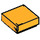 LEGO Helles Licht Orange Fliese 1 x 1 mit Nut (3070 / 30039)