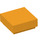 LEGO Helder Lichtoranje Tegel 1 x 1 met groef (3070 / 30039)