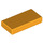 LEGO Helles Licht Orange Fliese 1 x 2 mit Nut (3069 / 30070)