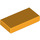 LEGO Orange clair brillant Tuile 1 x 2 avec rainure (3069 / 30070)