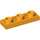 LEGO Bright Light Orange Tile 1 x 3 Inverted with Hole (35459)