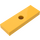 LEGO Bright Light Orange Tile 1 x 3 Inverted with Hole (35459)