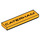 LEGO Orange clair brillant Tuile 1 x 4 avec &#039;CATERHAM&#039; (31909 / 31910)