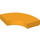 LEGO Orange clair brillant Tuile 2 x 2 Incurvé Coin (27925)