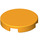 LEGO Helles Licht Orange Fliese 2 x 2 Runden mit unterem Bolzenhalter (14769)