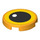 LEGO Bright Light Orange Tile 2 x 2 Round with Eye with Bottom Stud Holder (14769 / 106233)