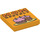 LEGO Helles Licht Orange Fliese 2 x 2 mit &quot;MOM MONTHLY&quot; mit Nut (3068 / 21659)
